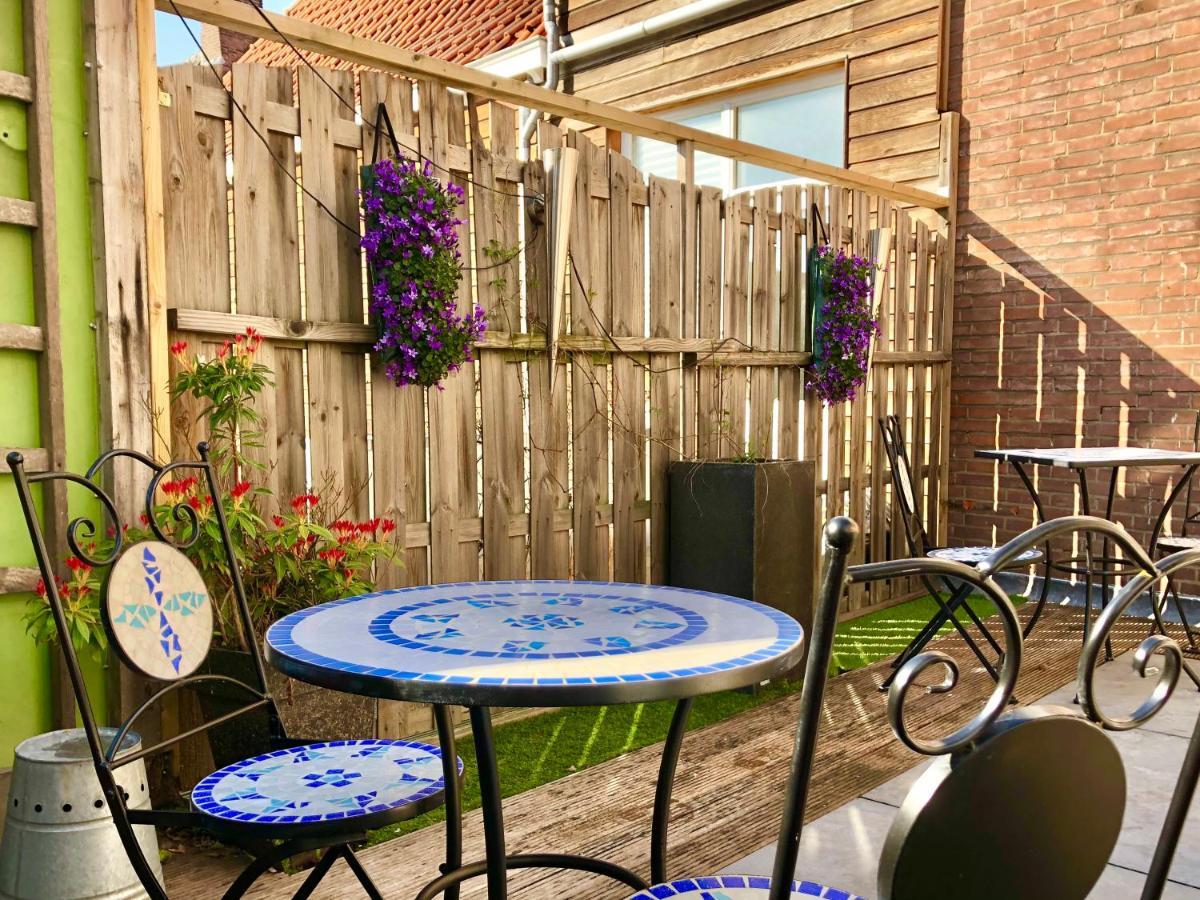Zonnige Frisse Studio De Gouden Parel In Hartje Middelburg Eksteriør billede